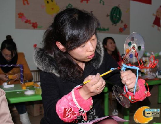 懷化洪江區幸福幼兒園手工制作大賽精彩紛呈，創意無限